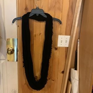 Black infinity scarf